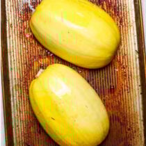 How to cook spaghetti squash.