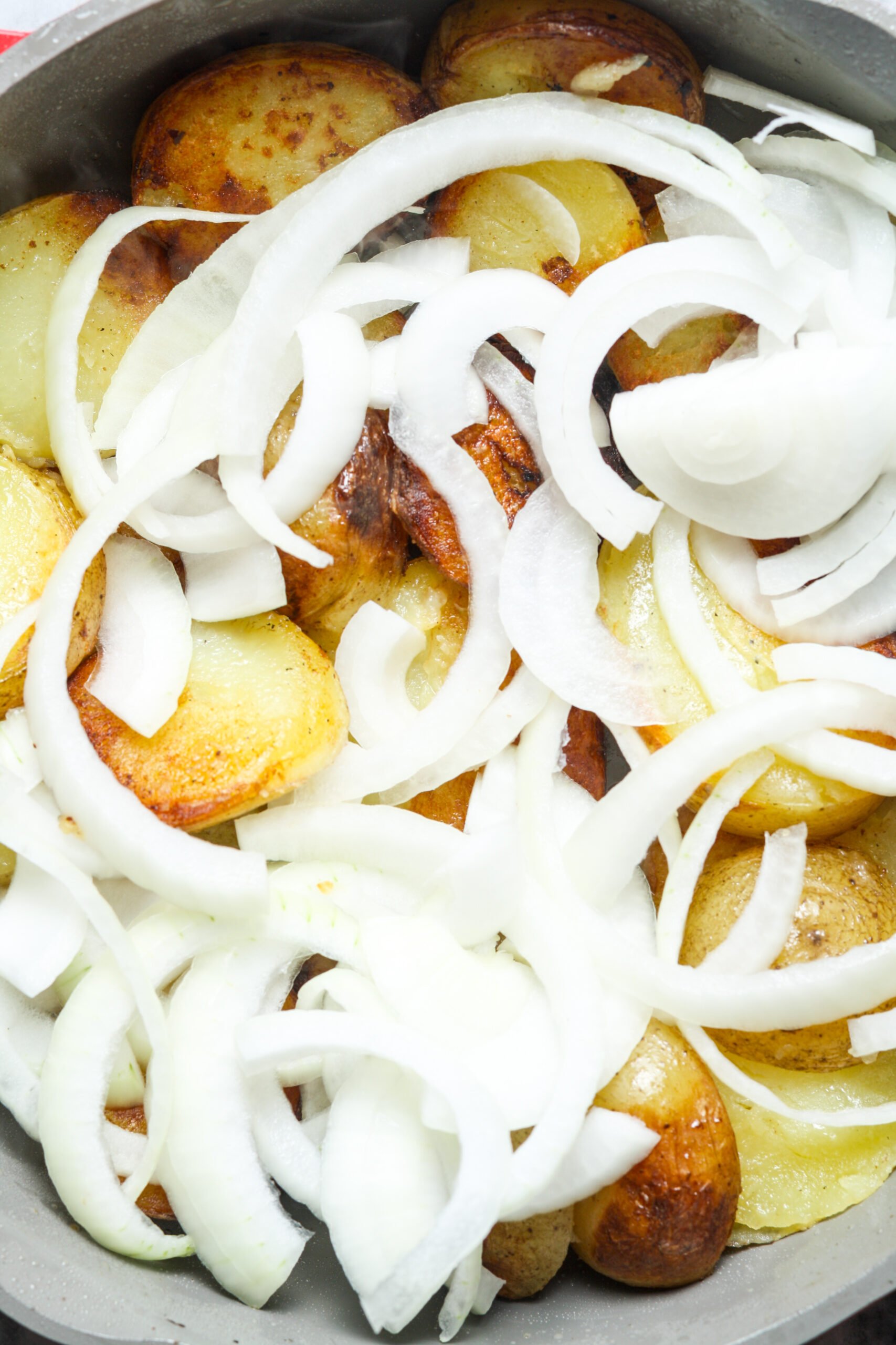 Sweet onion sliced.