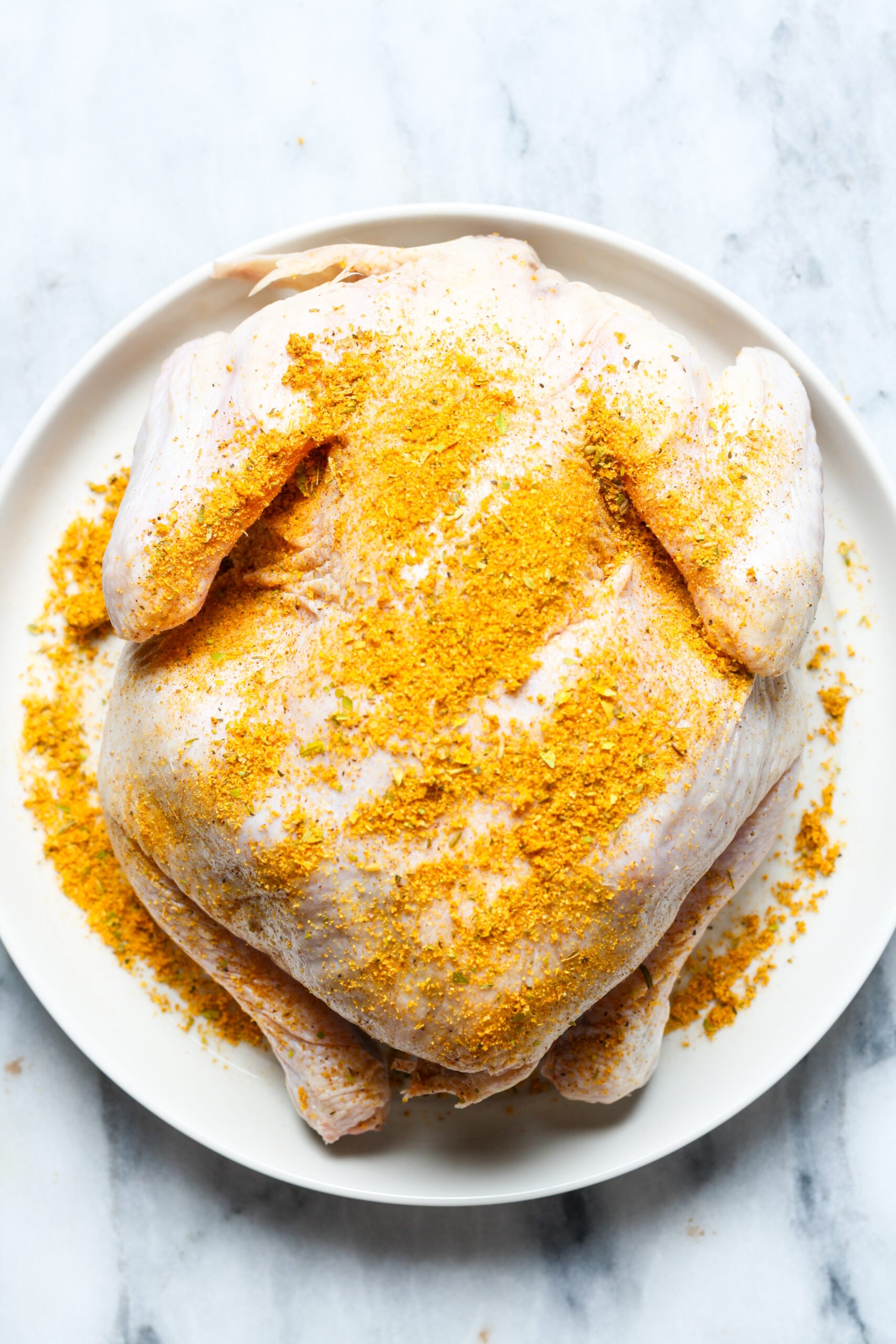Seasoned rotisserie chicken.