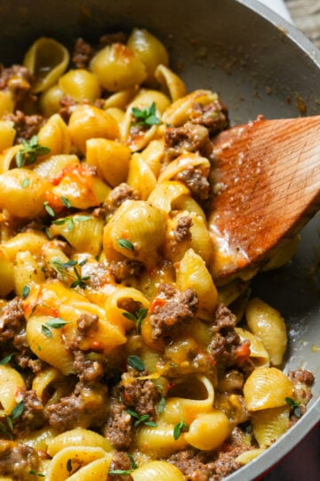 Taco pasta.