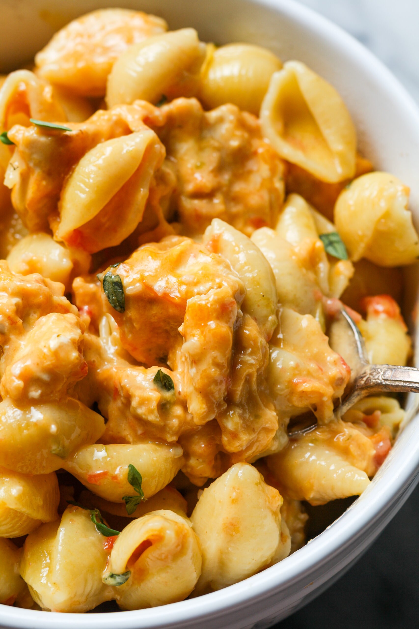 Creamy comfort chicken dish.